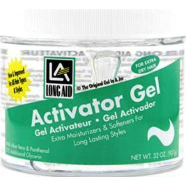 Long Aid Extra Dry Hair Activator Gel, 32 Ounce