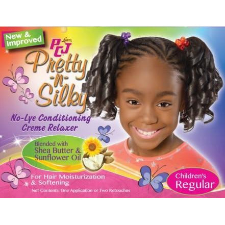 Luster's Pcj Pretty N Silky No Lye Conditioning Creme Relaxer Children's, Regular 1 App Kit