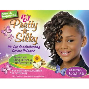 Lusters Pcj Pretty-N-Silky No-Lye Conditioning Creme Relaxer Children's Coarse 1 App Kit Super