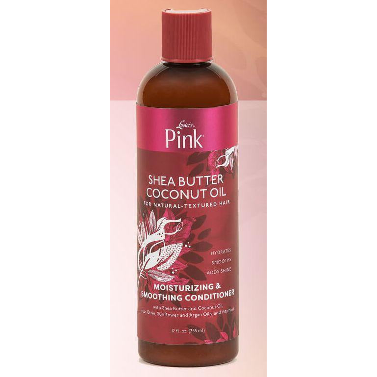 Luster's Pink Shea Butter Coconut Oil Moisturizing & Smoothing Conditioner, 12 Ounce