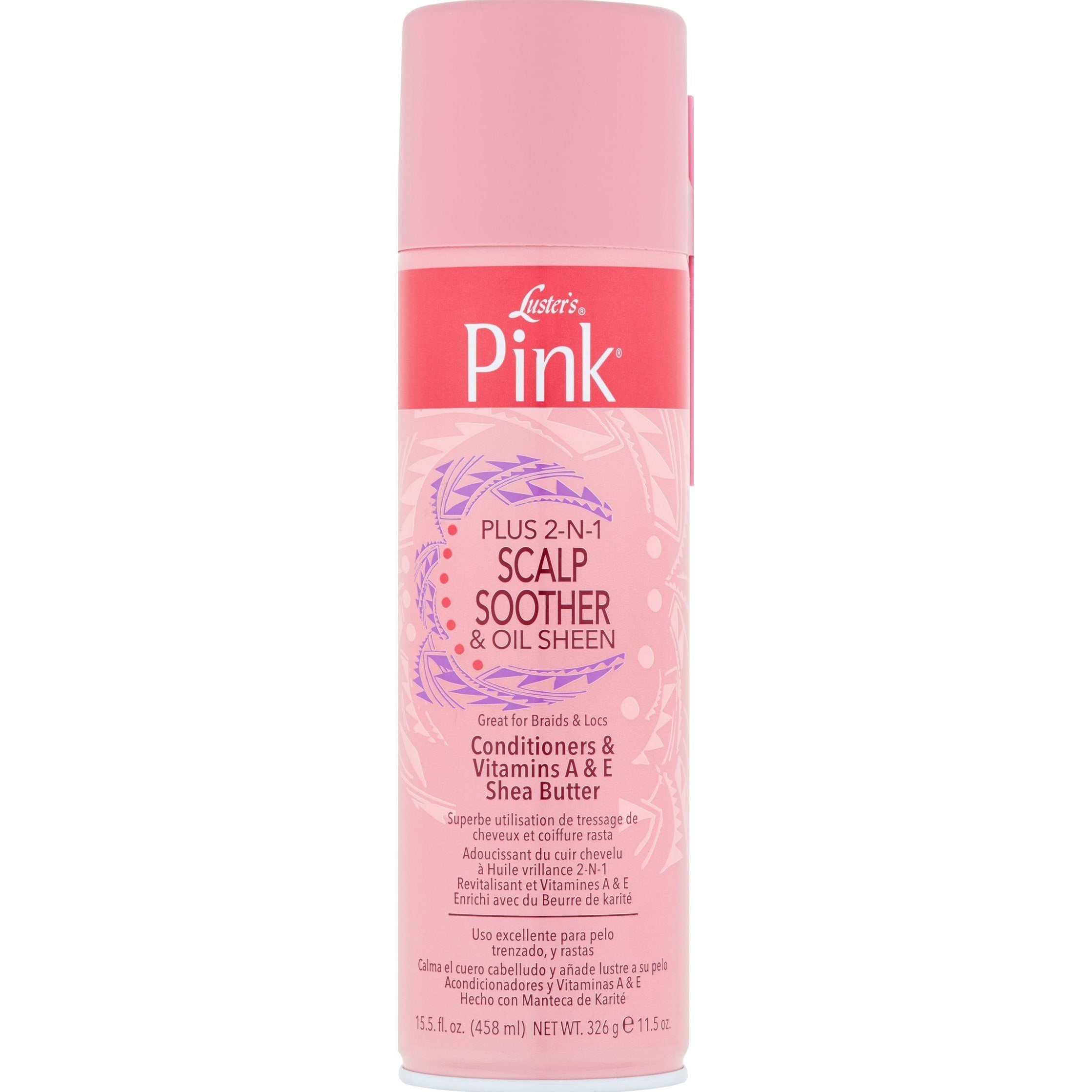 Lusters Pink Scalp Soother & Oil Sheen Spray 11.5 Ounce