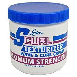 Luster's S-Curl Texturizer Wave & Curl Creme Maximum Strenght 15 Oz. Jar