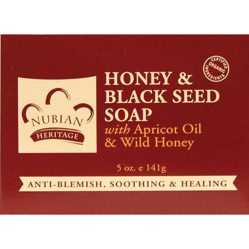 Nubian Heritage Honey And Black Seed Soap Bar, 5 Oz