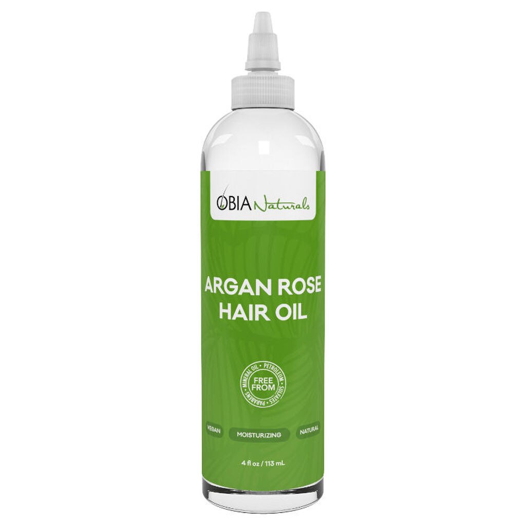 Obia Naturlas Argan Rose Hair Oil, 4 Oz