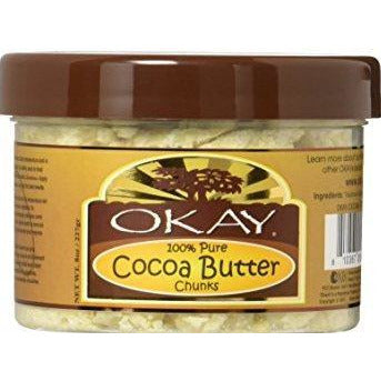 Okay Raw Cocoa Butter Chunks - 8 Oz