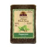 Okay African Black Soap With Peppermint - 5.5 Oz