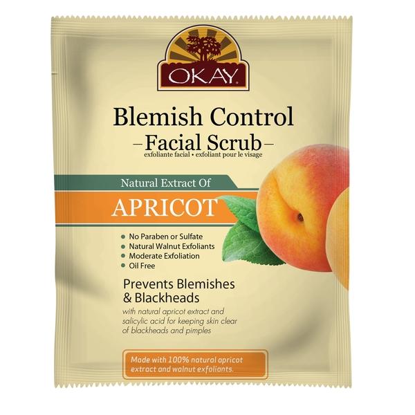 Okay Apricot Facial Scrub 1.50 Fl.Oz (12 Pack)