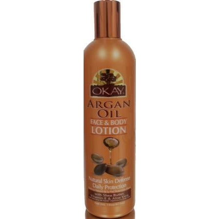 Okay Argan Oil Face And Body Lotion - 16 Oz