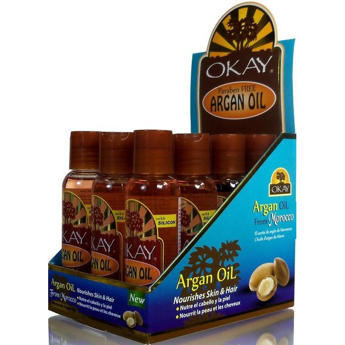 Okay Argan Oil For Hair & Skin 2 Oz (12 Pack)