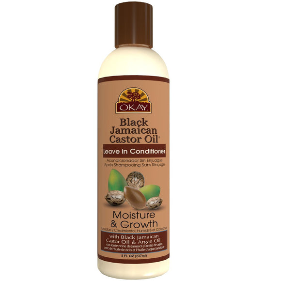 Okay | Black Jamaican Castor Oil Coconut Leave In Conditioner - 8 Oz