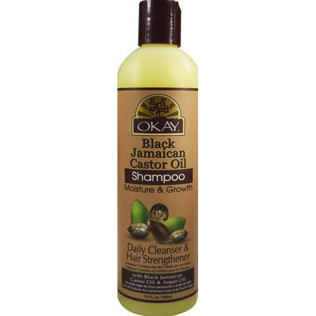 Okay Black Jamaican Castor Oil Shampoo - 12 Oz