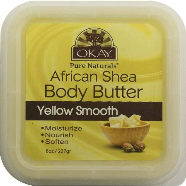 Okay African Shea Butter Smooth Yellow 8 Oz