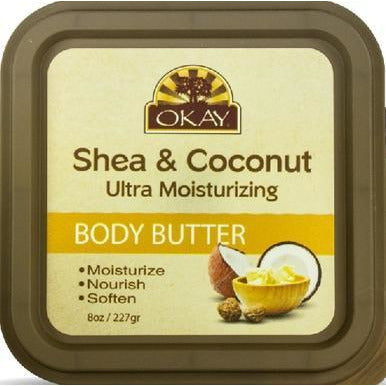 Okay Shea & Coconut Ultra Moisturizing Body-Butter - 8 Oz