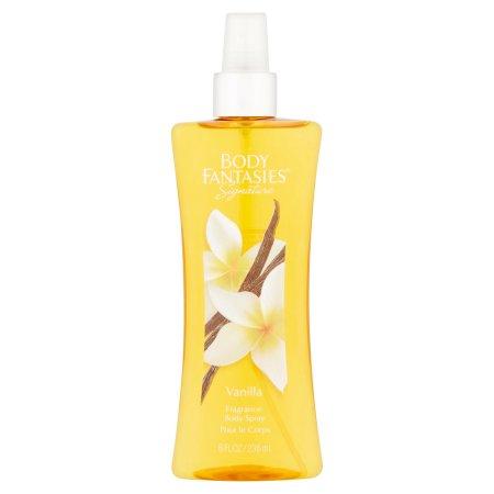 Body Fantasies Vanilla Fragrance Body Spray 8 Oz