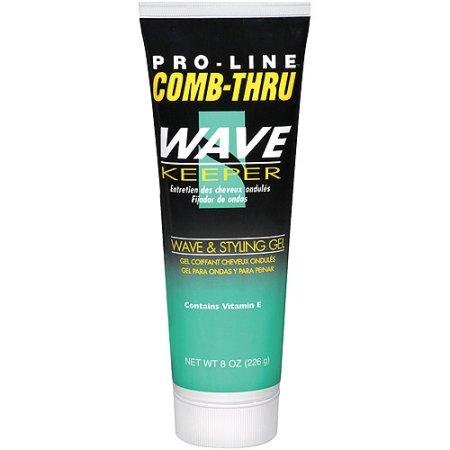 Pro-Line Comb-Thru Wave Keeper Wave & Styling Gel, 8 Ounce