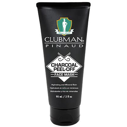 Clubman Pinaud Charcoal Peel-Off Face Mask Black, 3 Oz