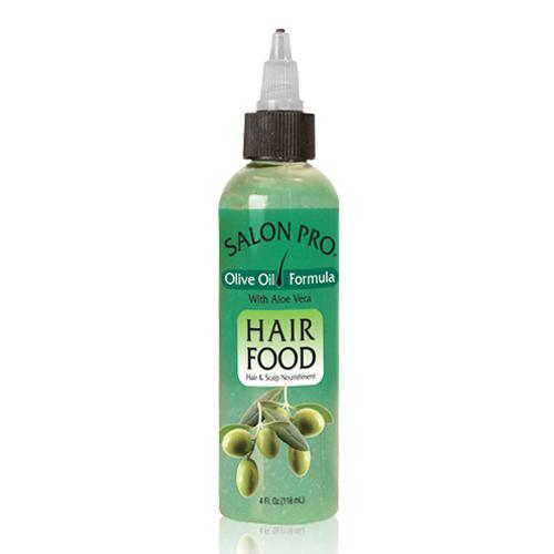 Salon Pro Hair Food, Olive Oil Formula With Aloa Vera, 4 Ounce
