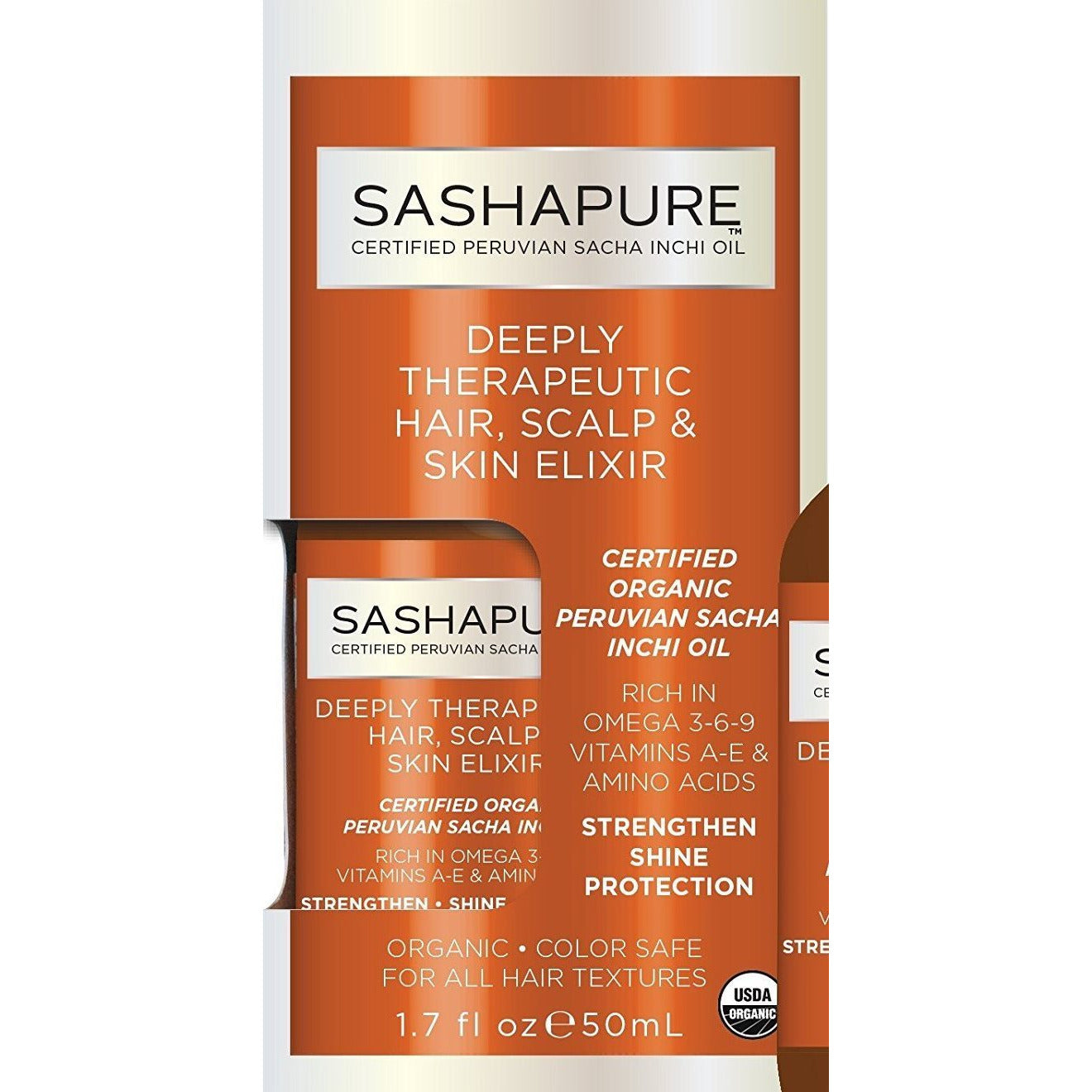 Sashapure Hair Scalp & Skin Elixir 1.7 Oz