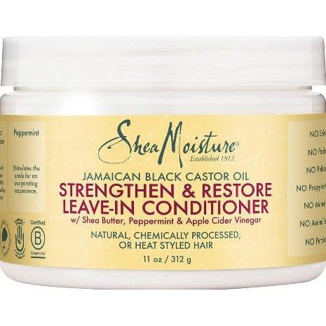 Shea Moisture Jamaican Black Castor Oil Leave-In Conditioner 11 Oz