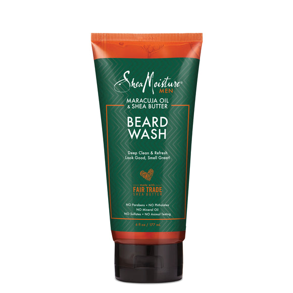 SheaMoisture Maracuja Oil & Shea Butter Beard Wash, 6 oz