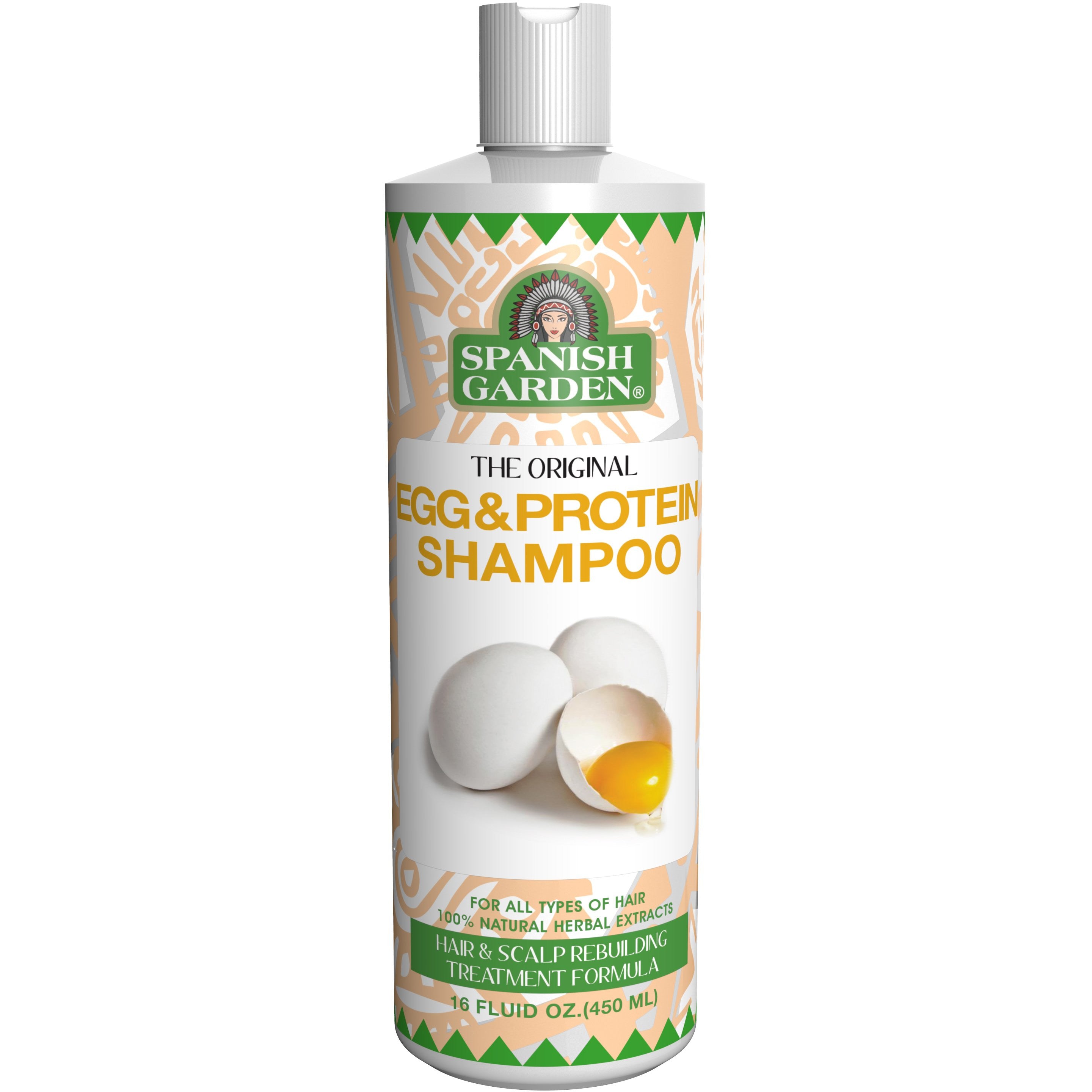 Spanish Garden Original Egg & Protein Silk Shampoo 16 Oz