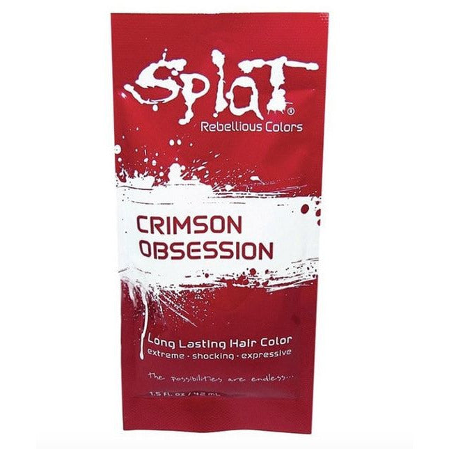 Splat Singles Long Lasting Hair Color Crimson Obsession (12 Pack)