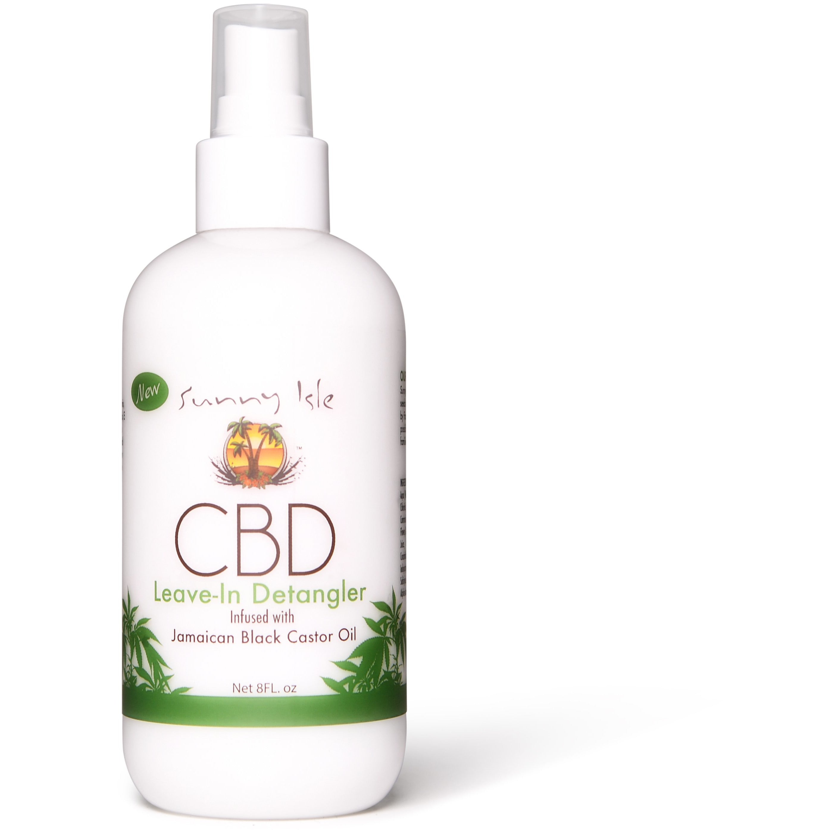 Sunny Isle CBD Leave-In Detangler 8Oz