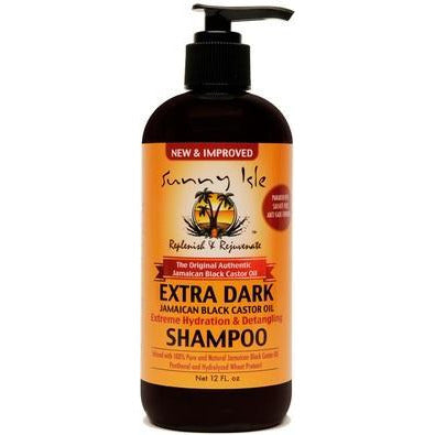 Sunny Isle Black Castor Oil Extreme Hydration & Detangling Shampoo 12 Oz