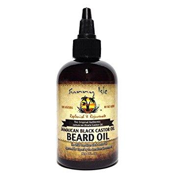 Sunny Isle Jamaican Black Castor Oil Beard Oil 4Oz