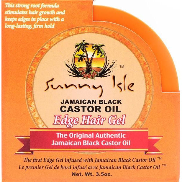 Sunny Isle Jamaican Black Castor Oil Edge Hair Gel, 3.5 Ounce