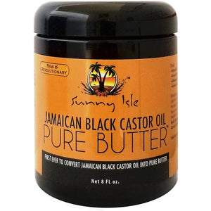 Sunny Isle Jamaican Black Castor Oil Pure Butter, 8 Fluid Ounce