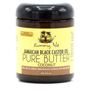 Sunny Isle Jamaican Black Castor Oil Pure Butter With Coconut Oil, 8 Fluid Ounce