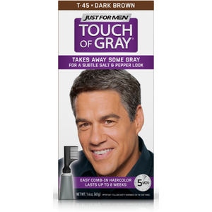 Touch Of Gray Dark Brown-Gray