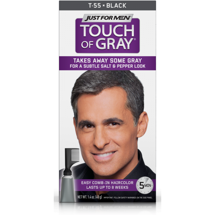 Touch Of Gray Black-Gray