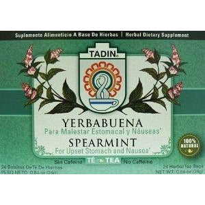 Tadin Spearmint Tea Te De Yerbabuena, 24 Count