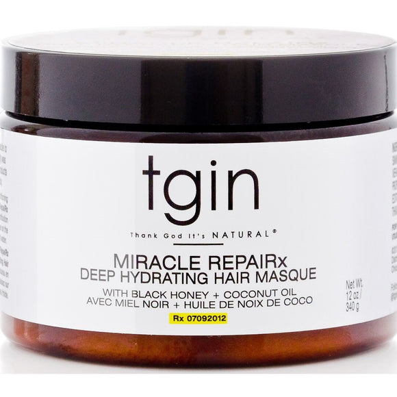 Tgin Miracle Repairx Deep Hydrating Hair Masque - 12Oz