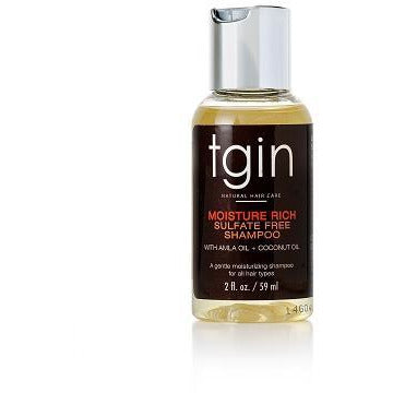Tgin Moisture Rich Sulfate Free Shampoo For Natural Hair, 2Oz Travel Size