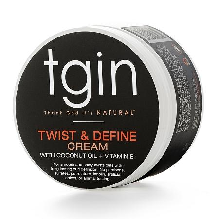 Tgin Twist & Define Cream With Coconut Oil And Vitamin E 12Oz