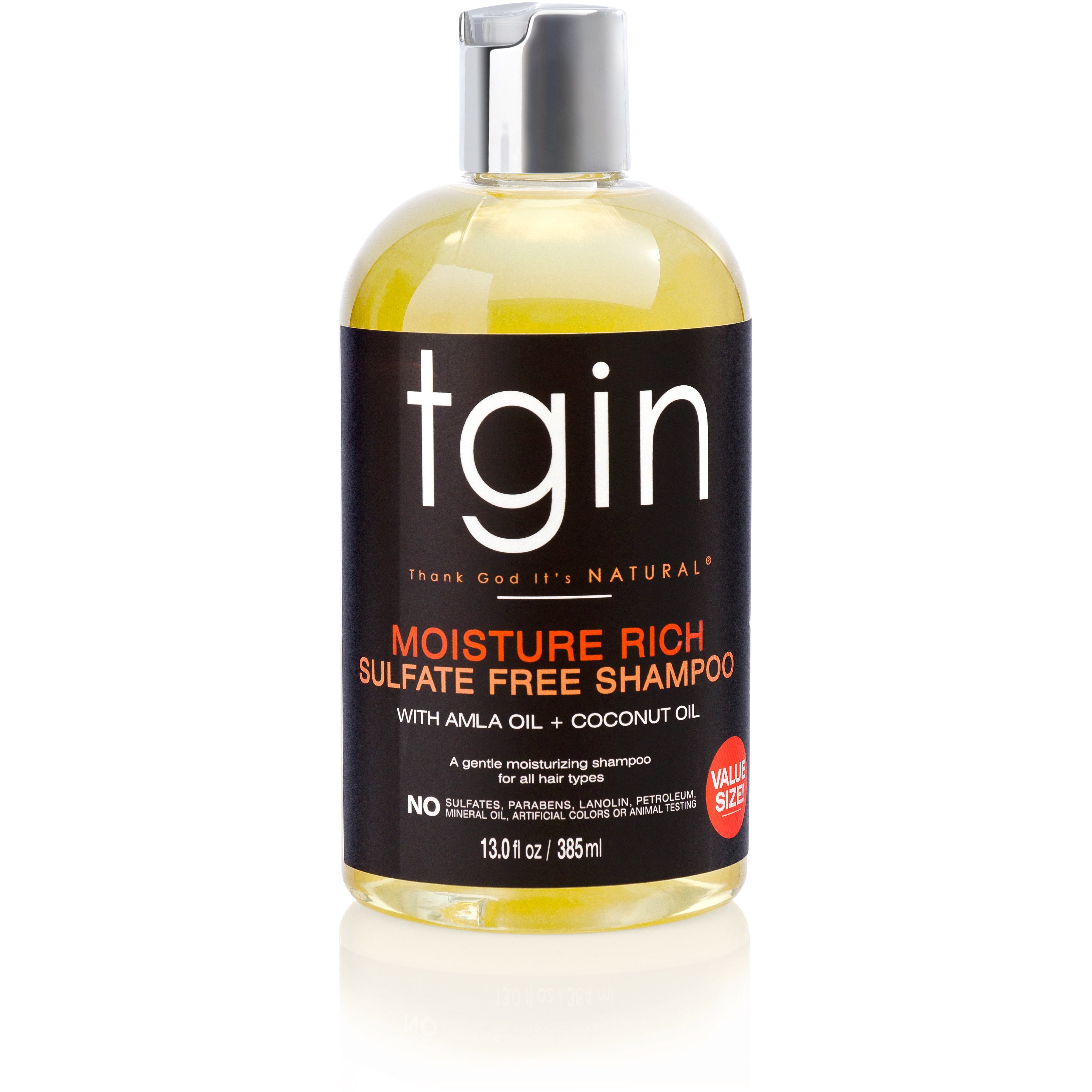 Tgin Moisture Rich Sulfate Free Shampoo 13Oz