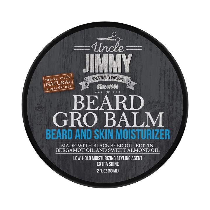 Uncle Jimmy Beard Gro Balm Beard And Skin Moisturizer 2Oz