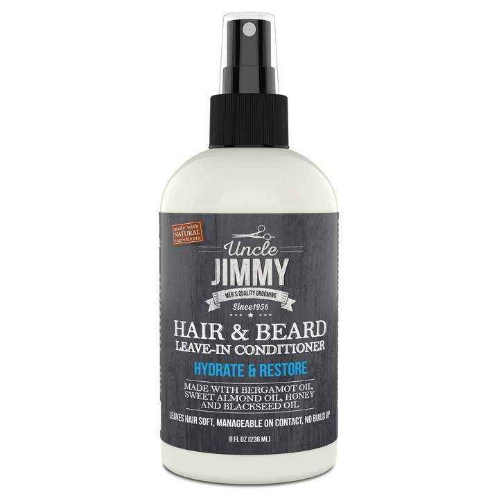 Uncle Jimmy Hair & Beard Leave In Conditioner - 8Oz