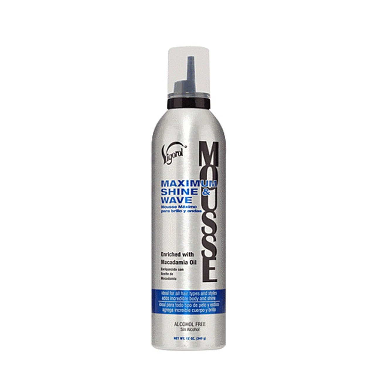 Vigorol Mousse Maximum Shine & Wave 12Oz