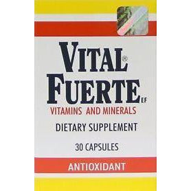 Vital Fuerte Vitamins Capsules 30 Count
