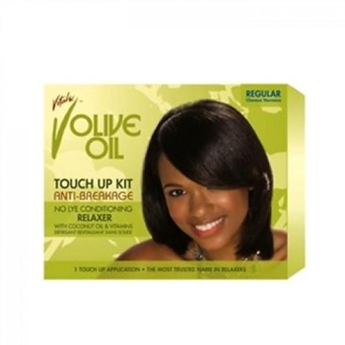Vitale Olive Oil Touch Up Kit Conditioning No-Lye Relaxer System Regular