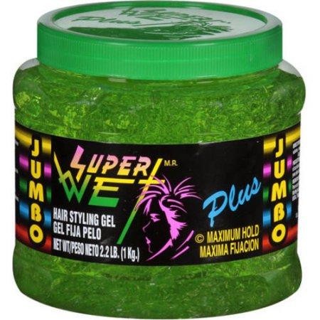 Superwet Hair Gel, Green, 35.3 Oz