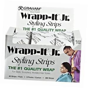 Wrapp-It Jr Black Styling Strips
