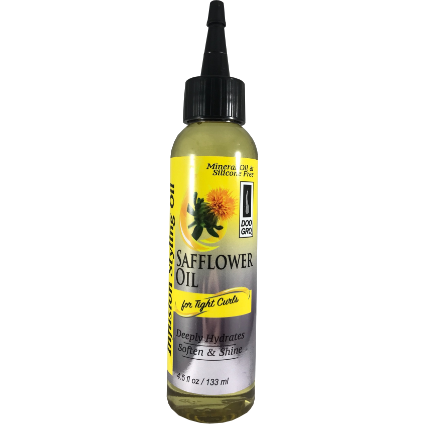 Doo Gro Infusion Styling Oil With Safflower Oil For Tight Curls, 4.5 Oz