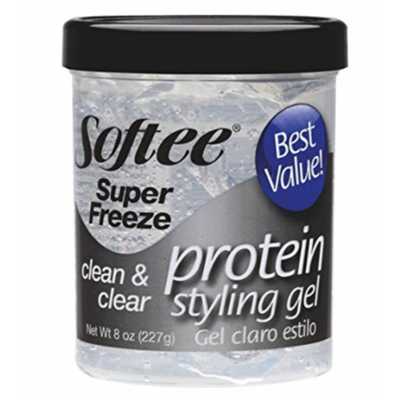 Softee Super Freeze Protein Styling Gel 8 Oz